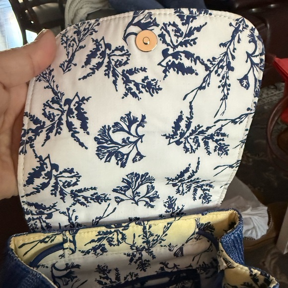 Vera Bradley straw mini backpack, Regatta Turtle Blue, new with tags - Picture 5 of 5
